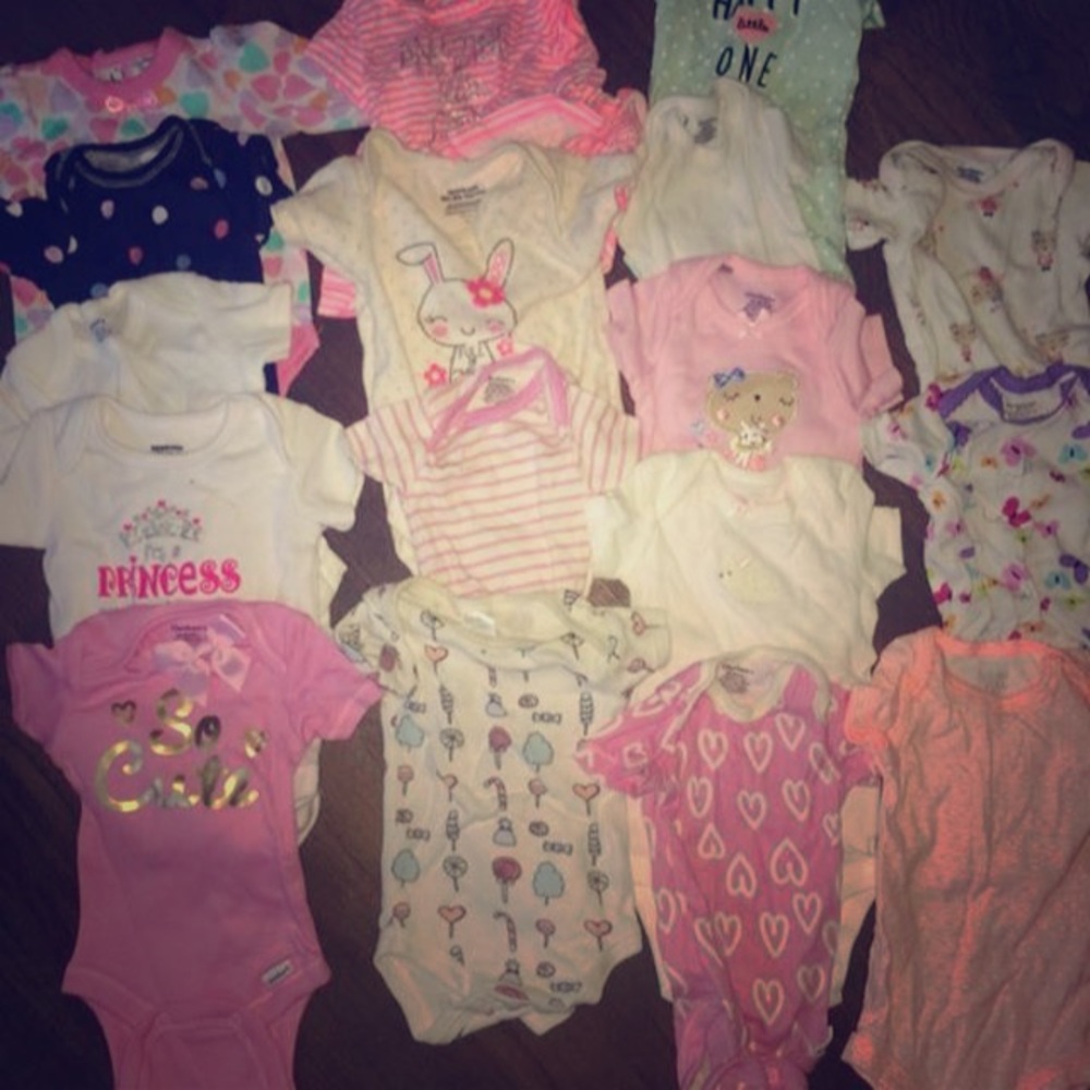 Girls newborn onesies